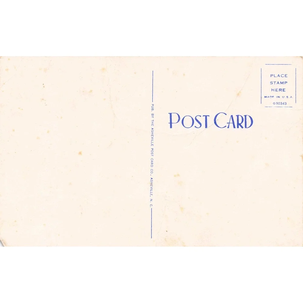 Asheville Post Card KN-660 Legend Dogwood Linen Religious c1940 Unposted VG - Picture 2 of 2